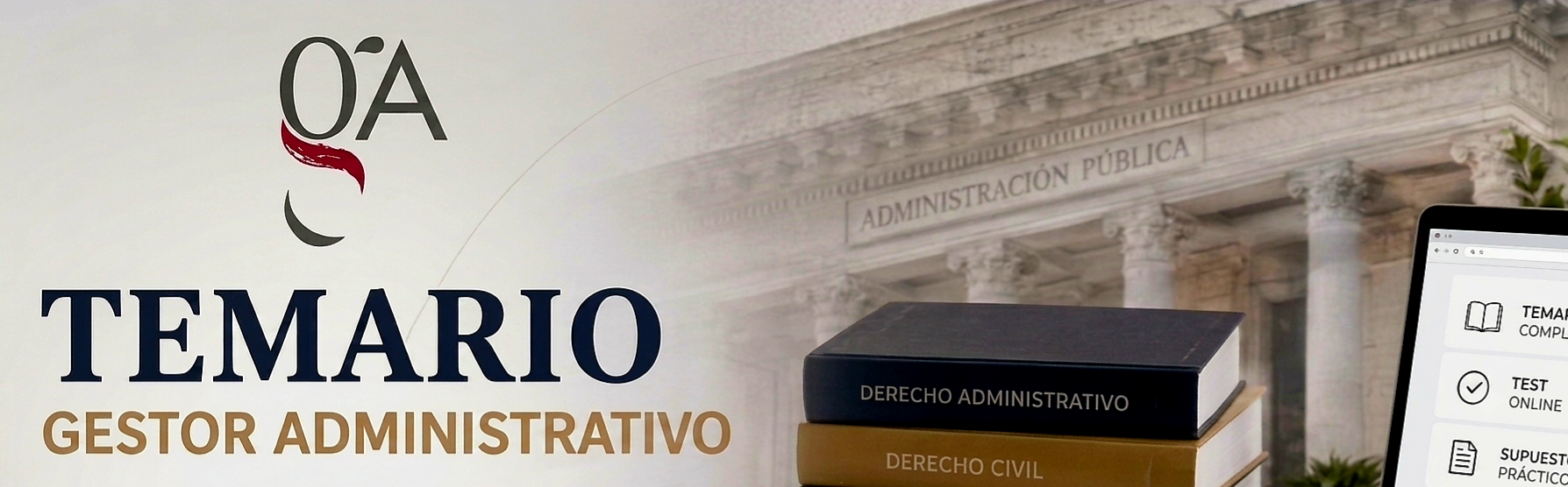 TEMARIO GESTOR ADMINISTRATIVO