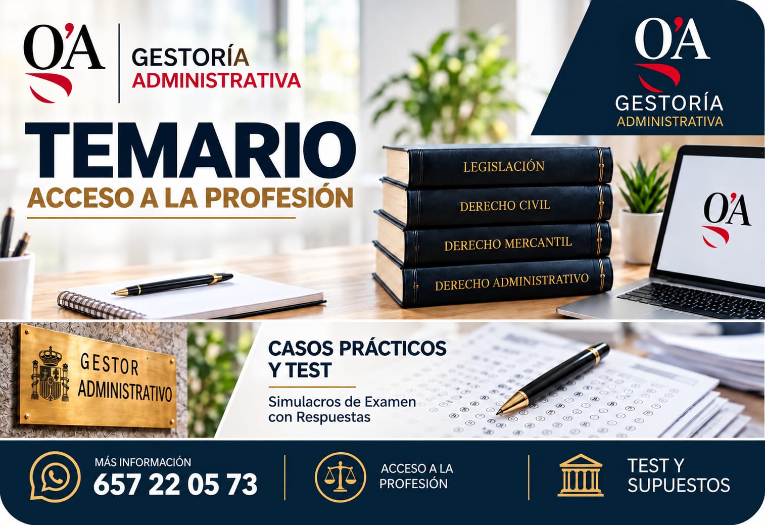 TEMARIO GESTOR ADMINISTRATIVO PRUEBA DE ACCESO A LA PROFESION